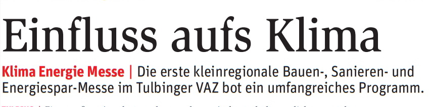 KEM TO 1903 NOEN Klima Energie Messe kl